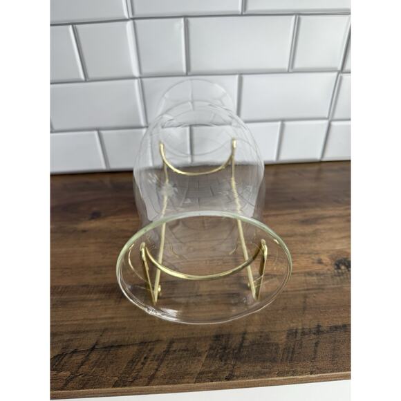 Vintage Hurricane Vase Center Piece With Stand - Picture 3 of 6